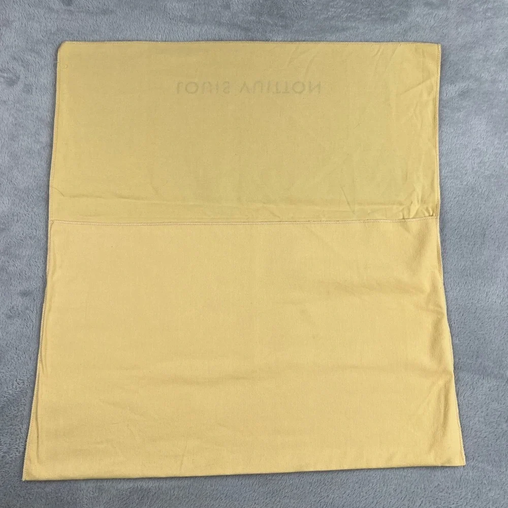 Louis Vuitton Original XL Flap Dust Bag 22x14.5 Yellow Tan Handbag Storage Bag